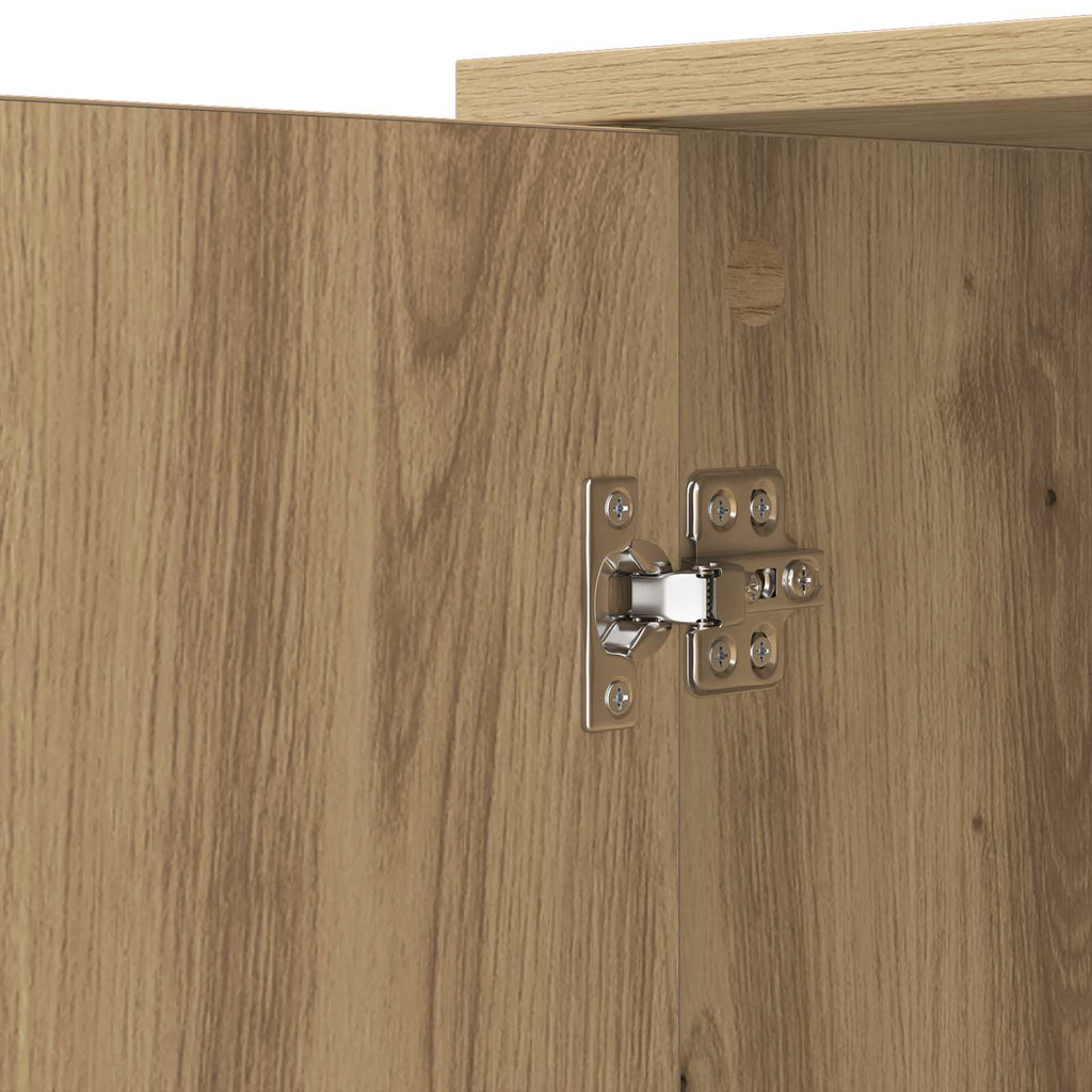 Sideboard Artisan-Eiche 100 x 33 x 75 cm Holzwerkstoff