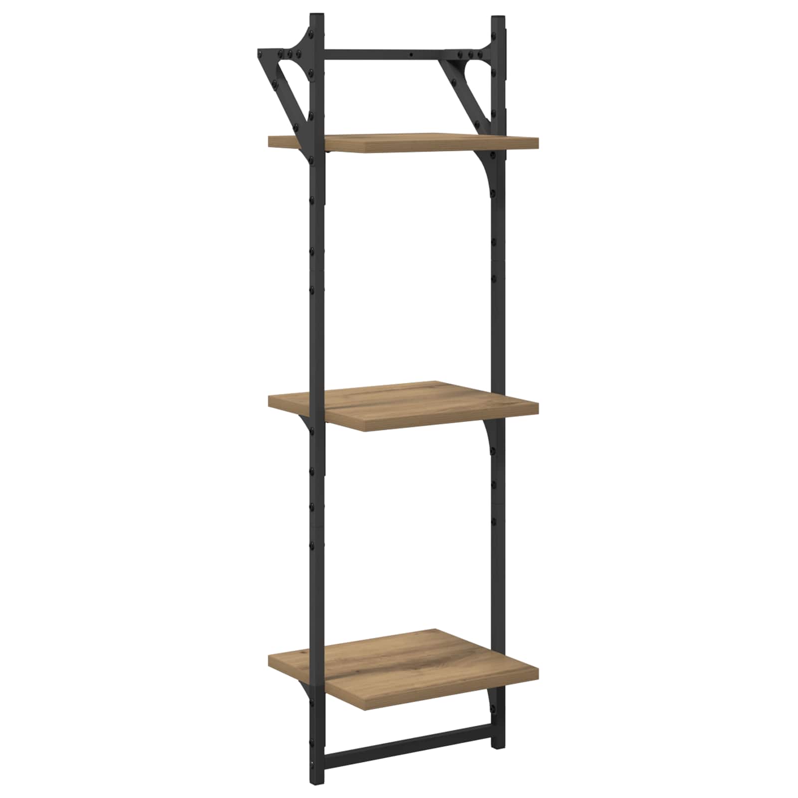 Wandregal-Set mit Regal 6 pcs Artisan-Eiche 100 x 25 x 30 cm