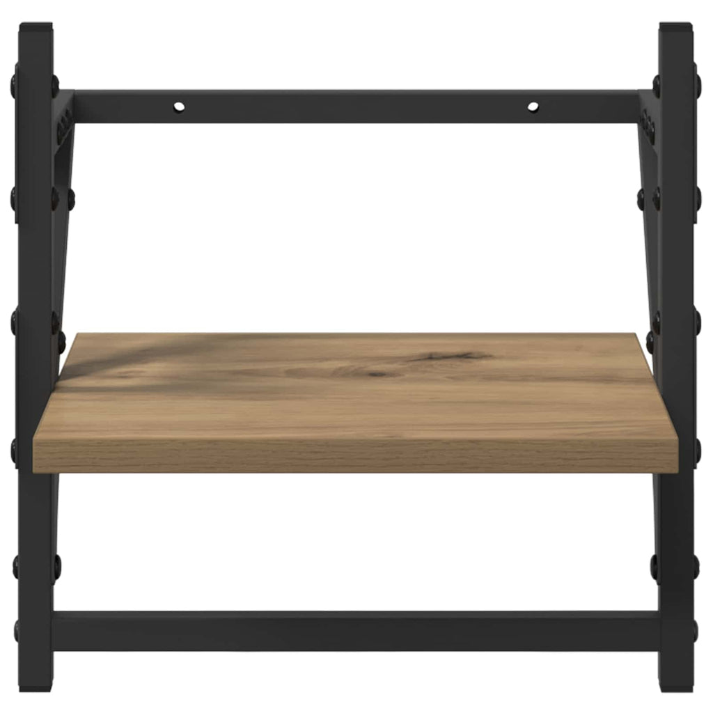 Wandregal-Set mit Regal 6 pcs Artisan-Eiche 100 x 25 x 30 cm