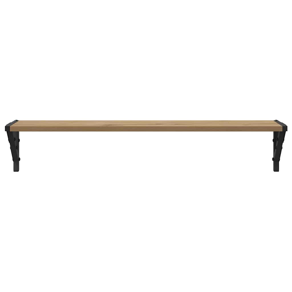 Wandregale 2 pcs Artisan-Eiche 80 x 15 x 15,5 cm Holzwerkstoff