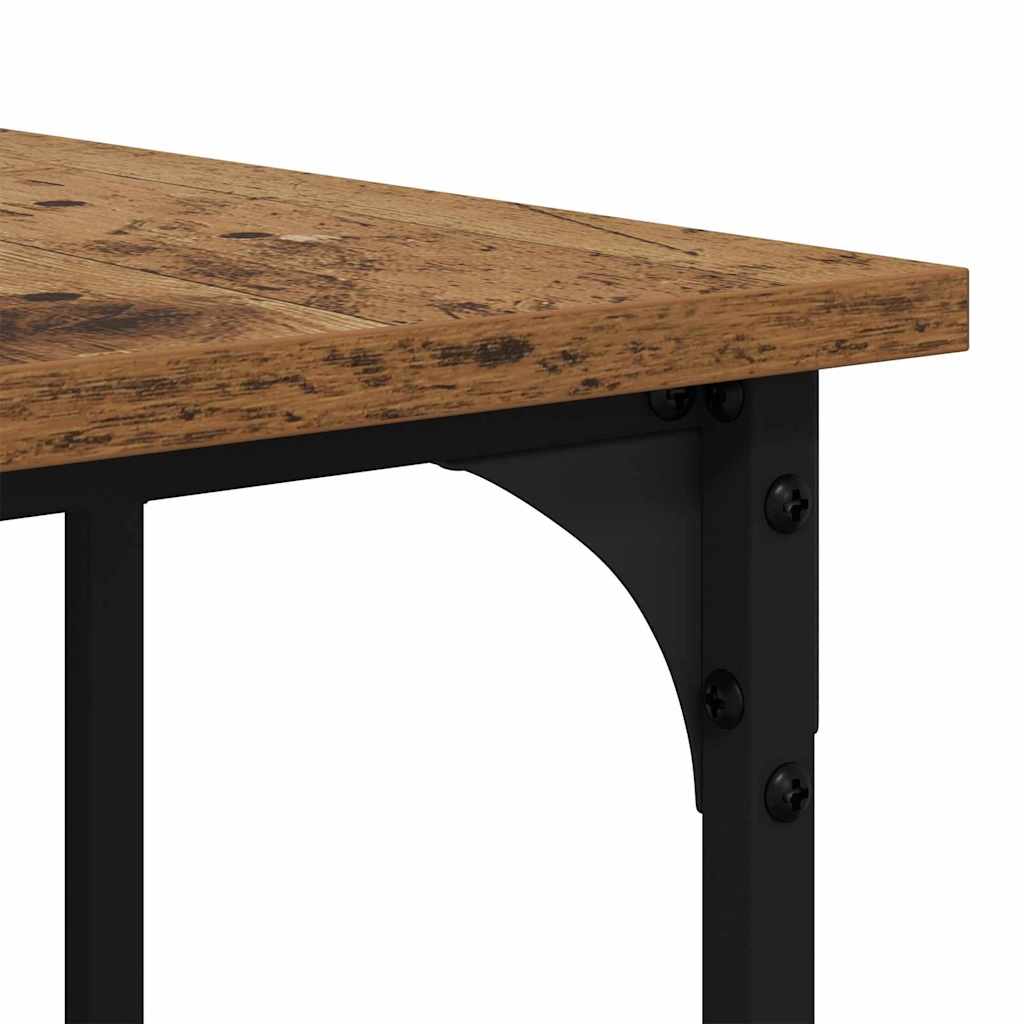 Schreibtisch Altholz 139 x 139 x 75 cm Holzwerkstoff