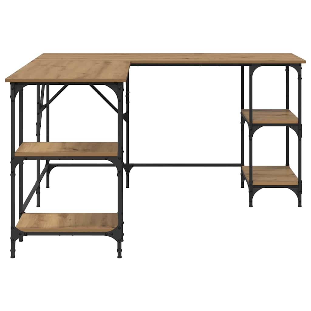 Schreibtisch Artisan-Eiche 139 x 139 x 75 cm Holzwerkstoff