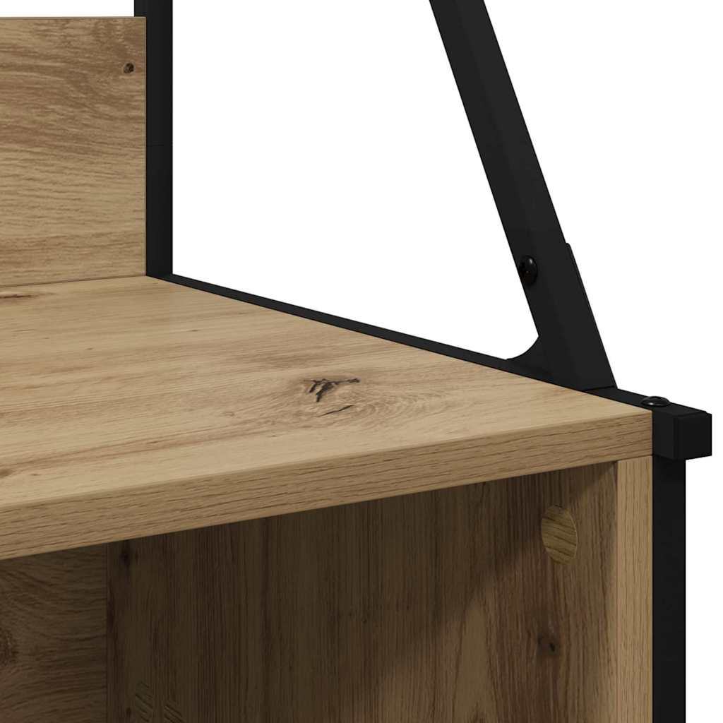Kleiderständer Artisan-Eiche 100 x 41 x 184 cm Holzwerkstoff