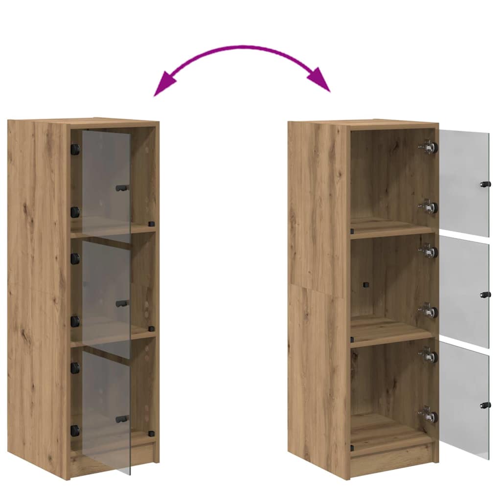 Highboard Artisan-Eiche 35 x 37 x 109 cm Holzwerkstoff