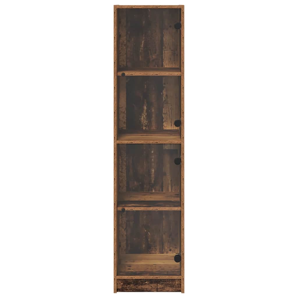 Highboard Altholz 35 x 37 x 142 cm Holzwerkstoff