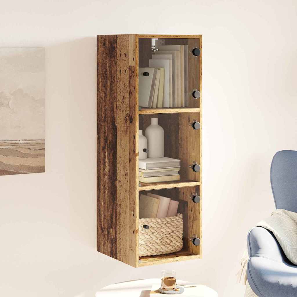 Wandschrank Wandmontiert Altholz 35 x 37 x 102 cm Holzwerkstoff