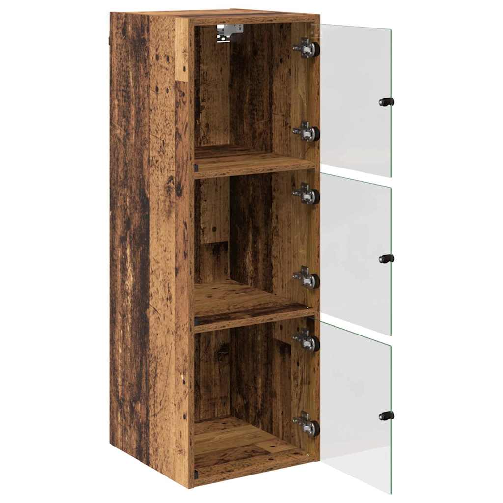 Wandschrank Wandmontiert Altholz 35 x 37 x 102 cm Holzwerkstoff