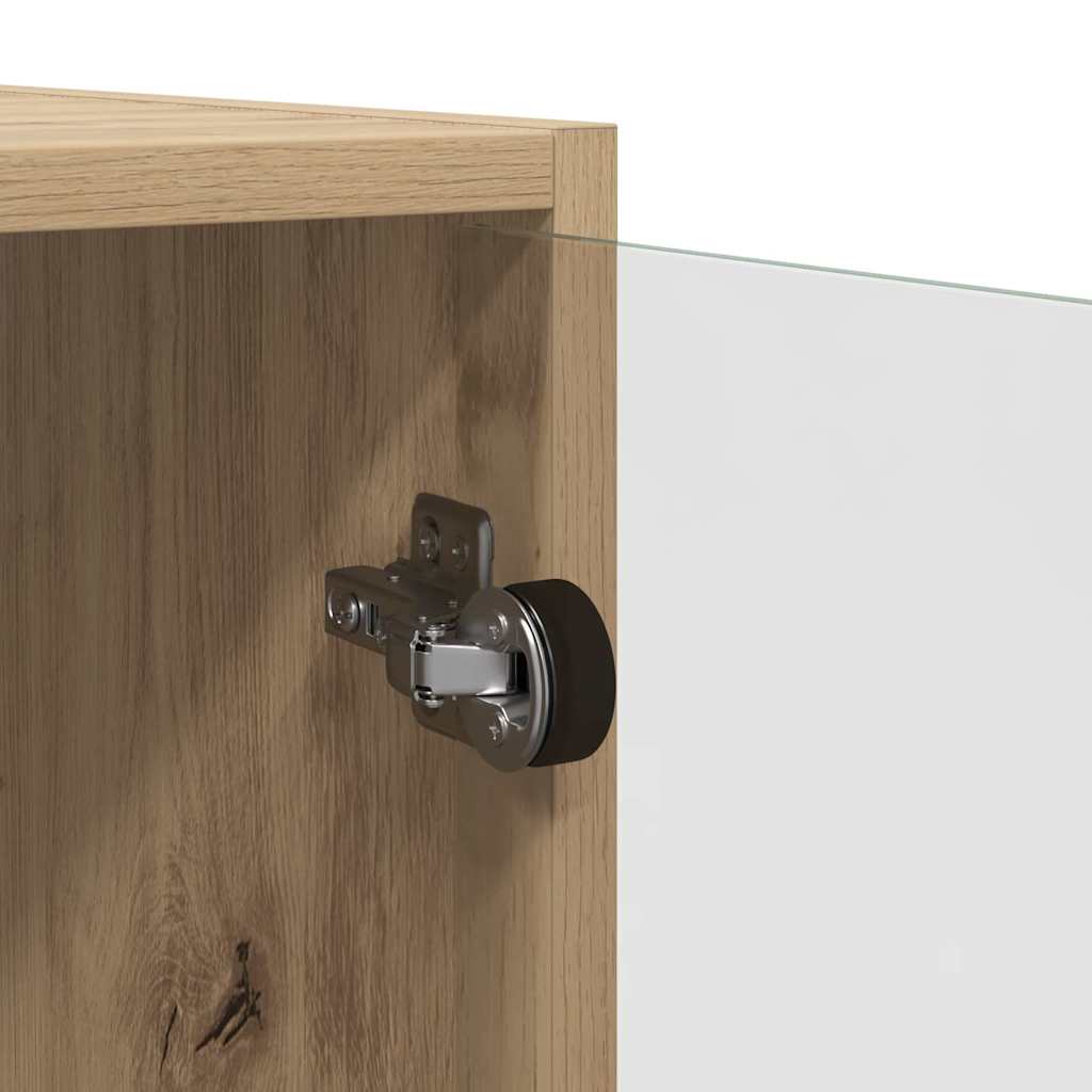 Wandschrank Artisan-Eiche 35 x 37 x 102 cm Holzwerkstoff