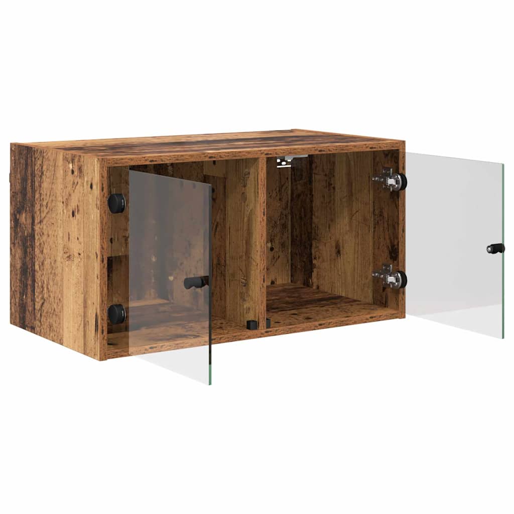 Wandschränke 2 pcs Altholz 68 x 37 x 35 cm Holzwerkstoff
