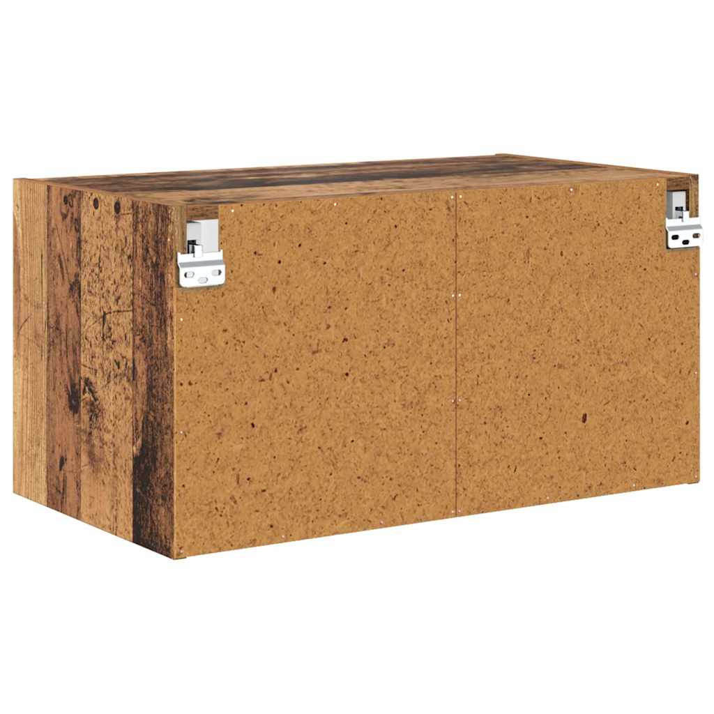 Wandschränke 2 pcs Altholz 68 x 37 x 35 cm Holzwerkstoff