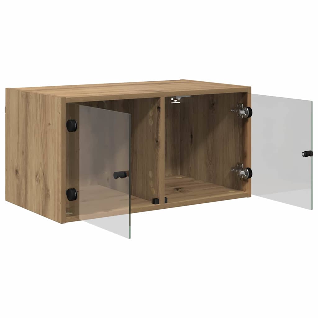 Wandschränke 2 pcs Artisan-Eiche 68 x 37 x 35 cm Holzwerkstoff