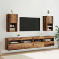 Wandmontierte TV-Schränke 2 pcs Altholz 30,5 x 30 x 60 cm