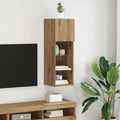 Wandmontierter TV-Schrank Artisan-Eiche 30,5 x 30 x 90 cm