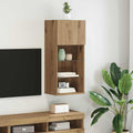 Wandmontierter TV-Schrank Artisan-Eiche 40,5 x 30 x 90 cm
