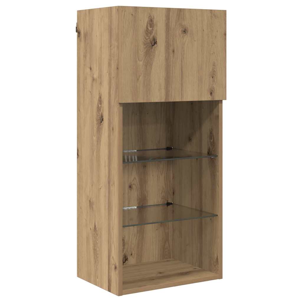 Wandmontierte TV-Schränke 2 pcs Artisan-Eiche 40,5 x 30 x 90 cm