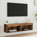 TV-Schrankset 2 pcs Altholz 60 x 30 x 30 cm Holzwerkstoff