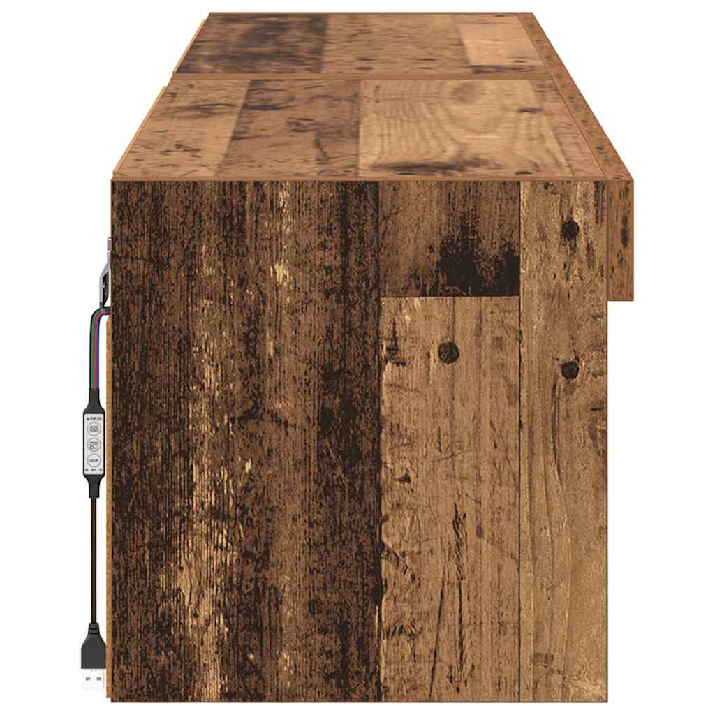 TV-Schrankset 2 pcs Altholz 60 x 30 x 30 cm Holzwerkstoff