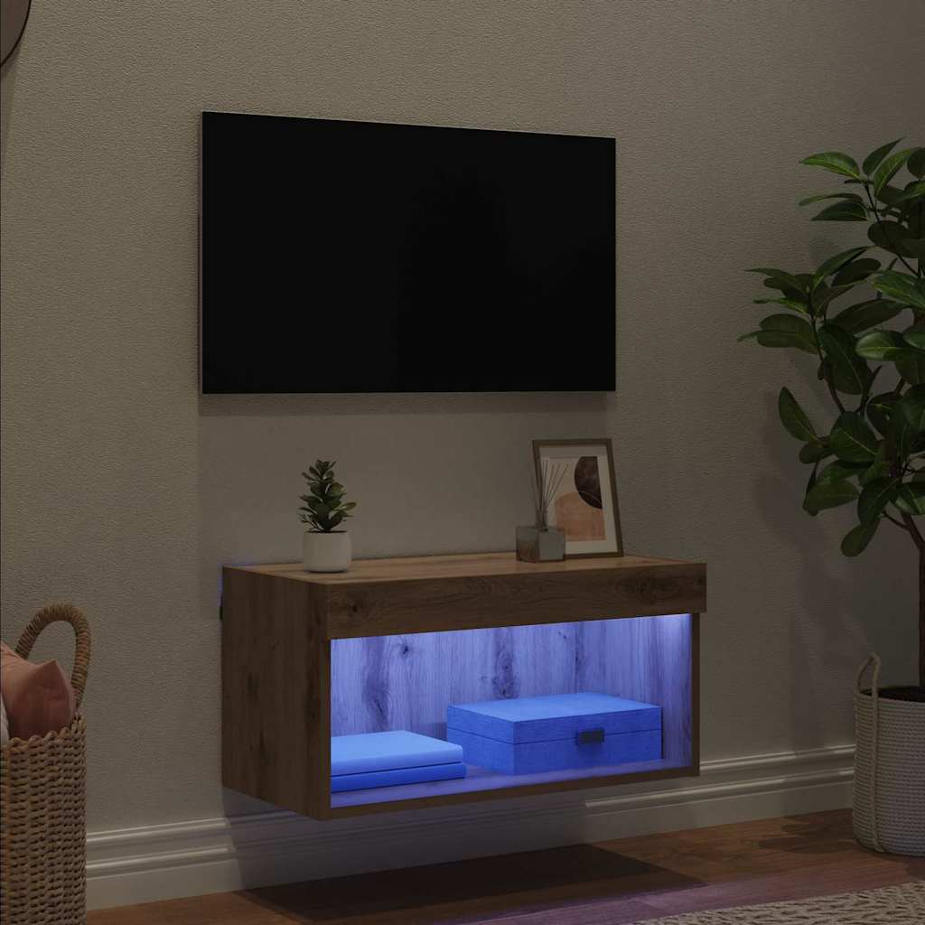TV-Schrankset Artisan-Eiche 60 x 30 x 30 cm Holzwerkstoff