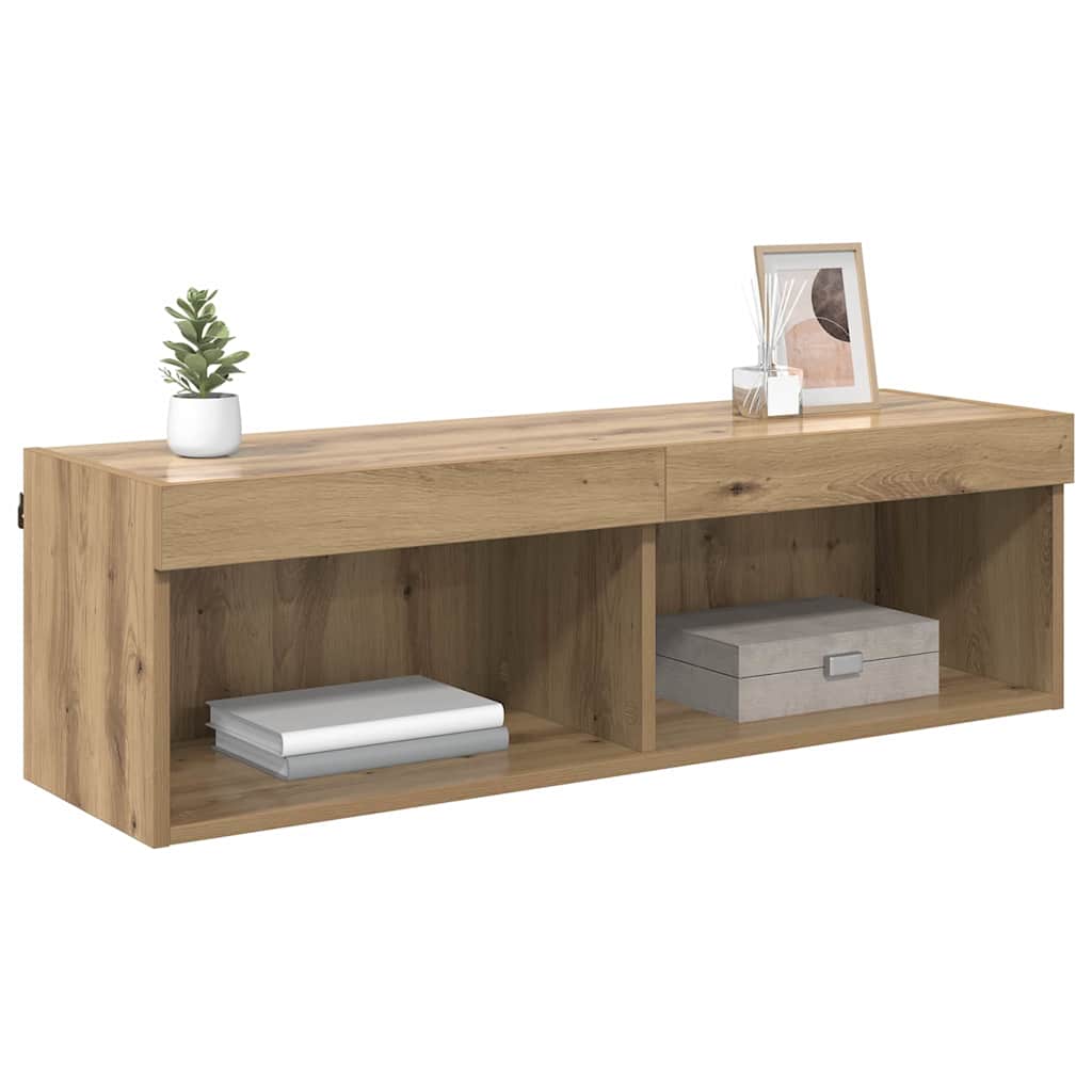 TV-Wandschrank Artisan-Eiche 100 x 30 x 30 cm Holzwerkstoff