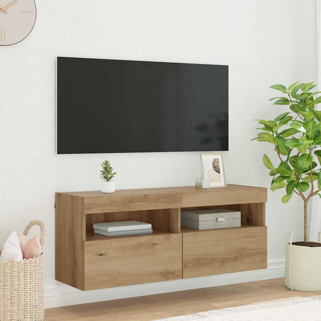 TV-Wandschrank Artisan-Eiche 100 x 30 x 40 cm Holzwerkstoff