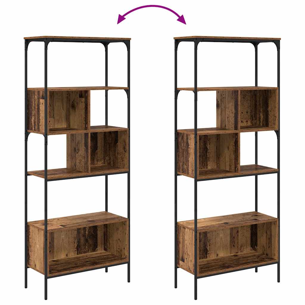 Bücherregal Altholz 76 x 33 x 188,5 cm Holzwerkstoff