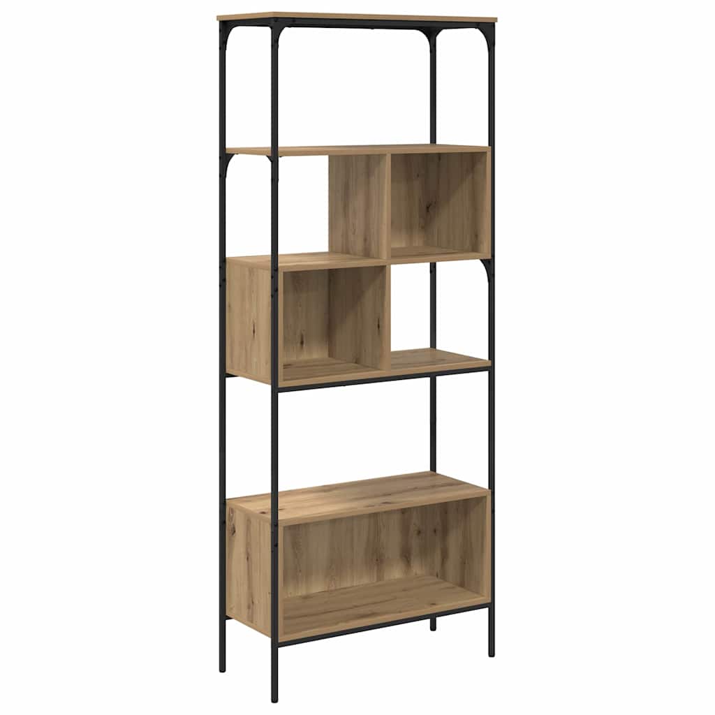 Bücherregal Artisan-Eiche 76 x 33 x 188,5 cm Holzwerkstoff