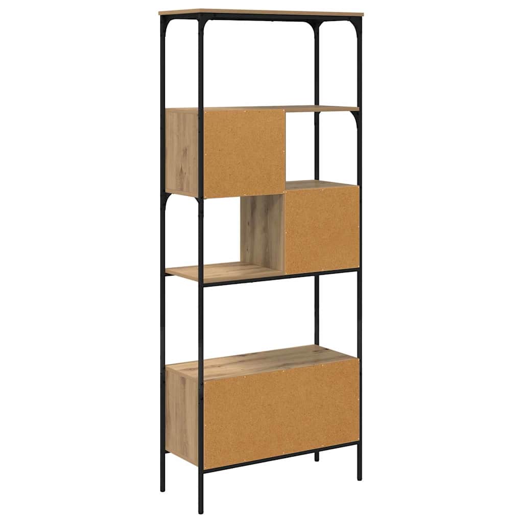 Bücherregal Artisan-Eiche 76 x 33 x 188,5 cm Holzwerkstoff
