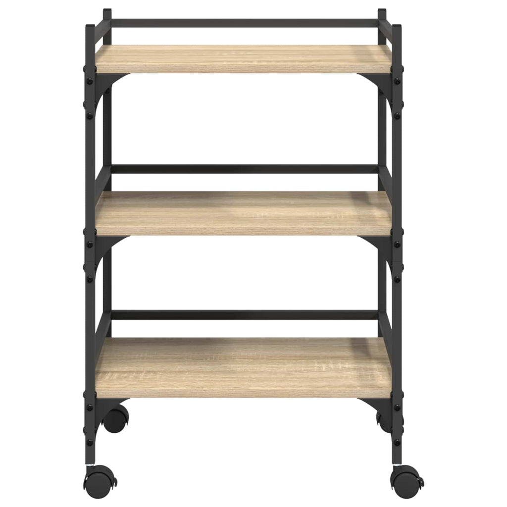 Küchentrolley Sonoma-Eiche 50 x 35 x 75,5 cm Holzwerkstoff