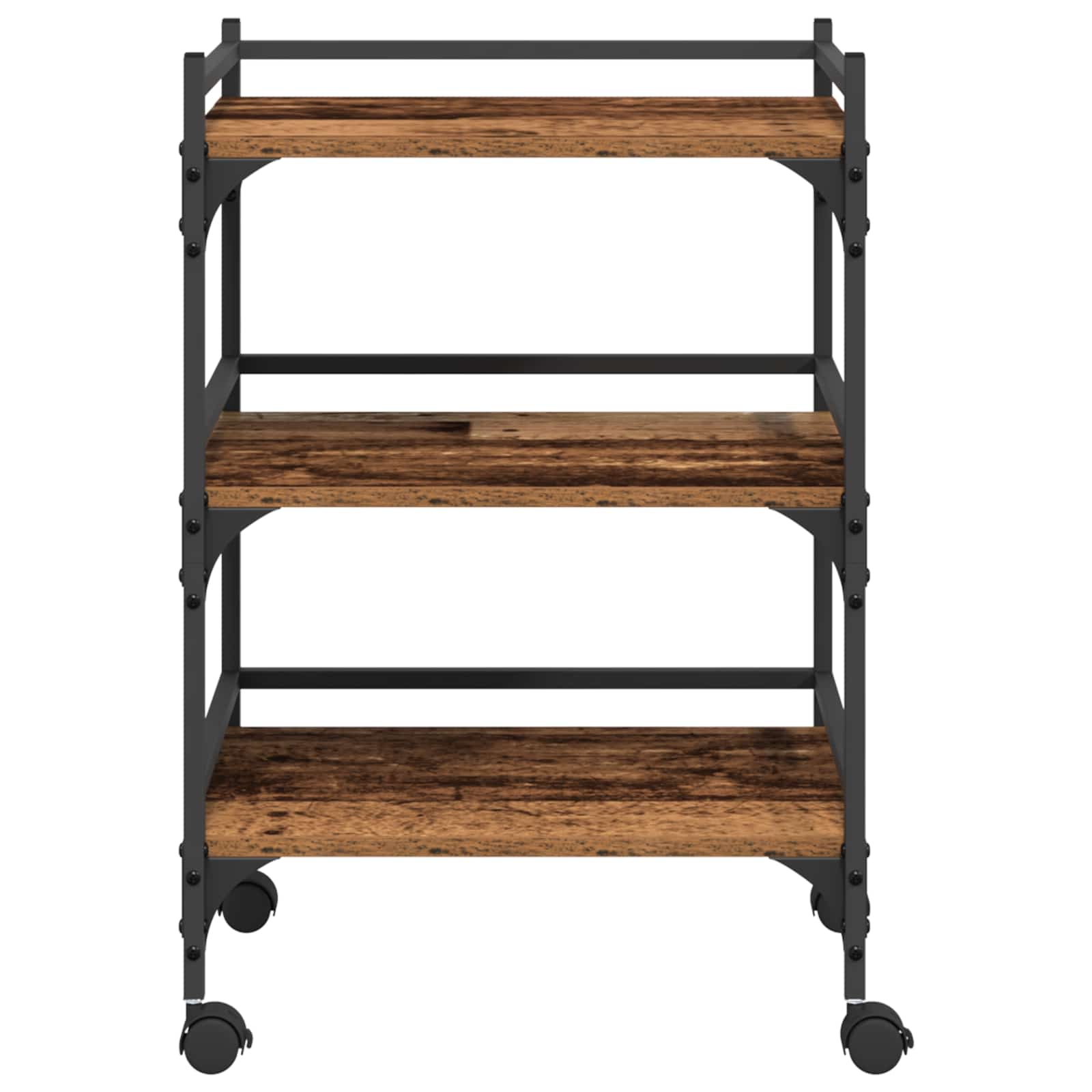 Küchentrolley Altholz 50 x 35 x 75,5 cm Holzwerkstoff