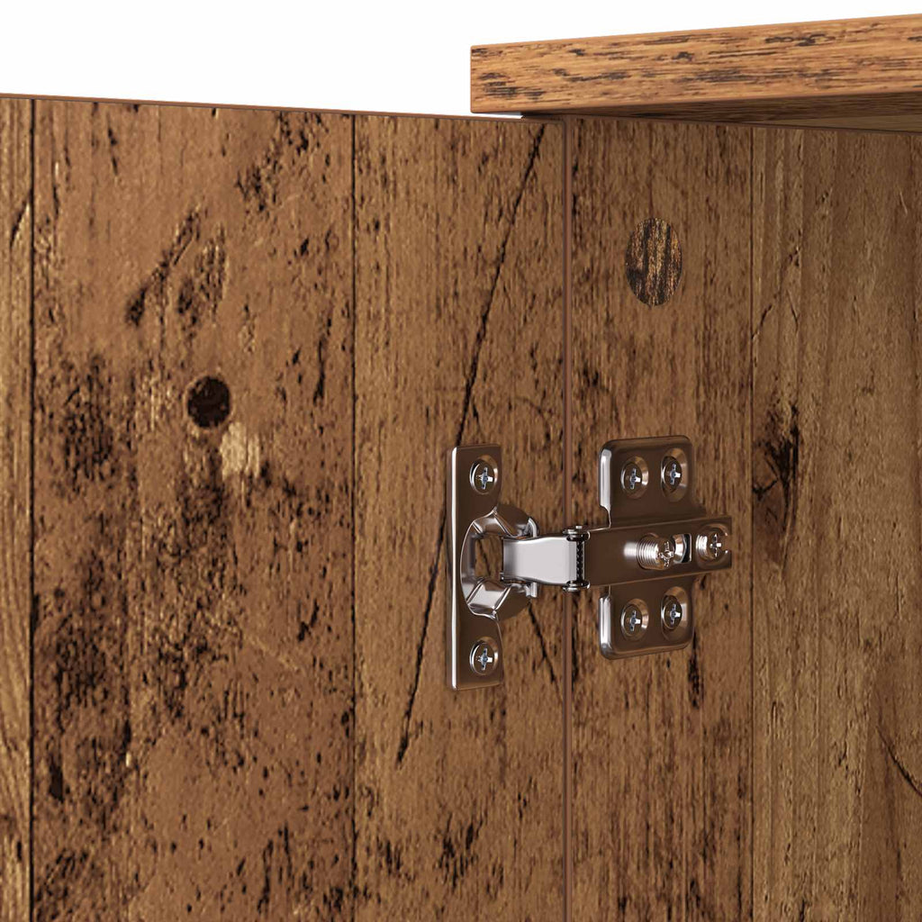 Sideboard mit Schubladen Altholz 59 x 39 x 80 cm Holzwerkstoff