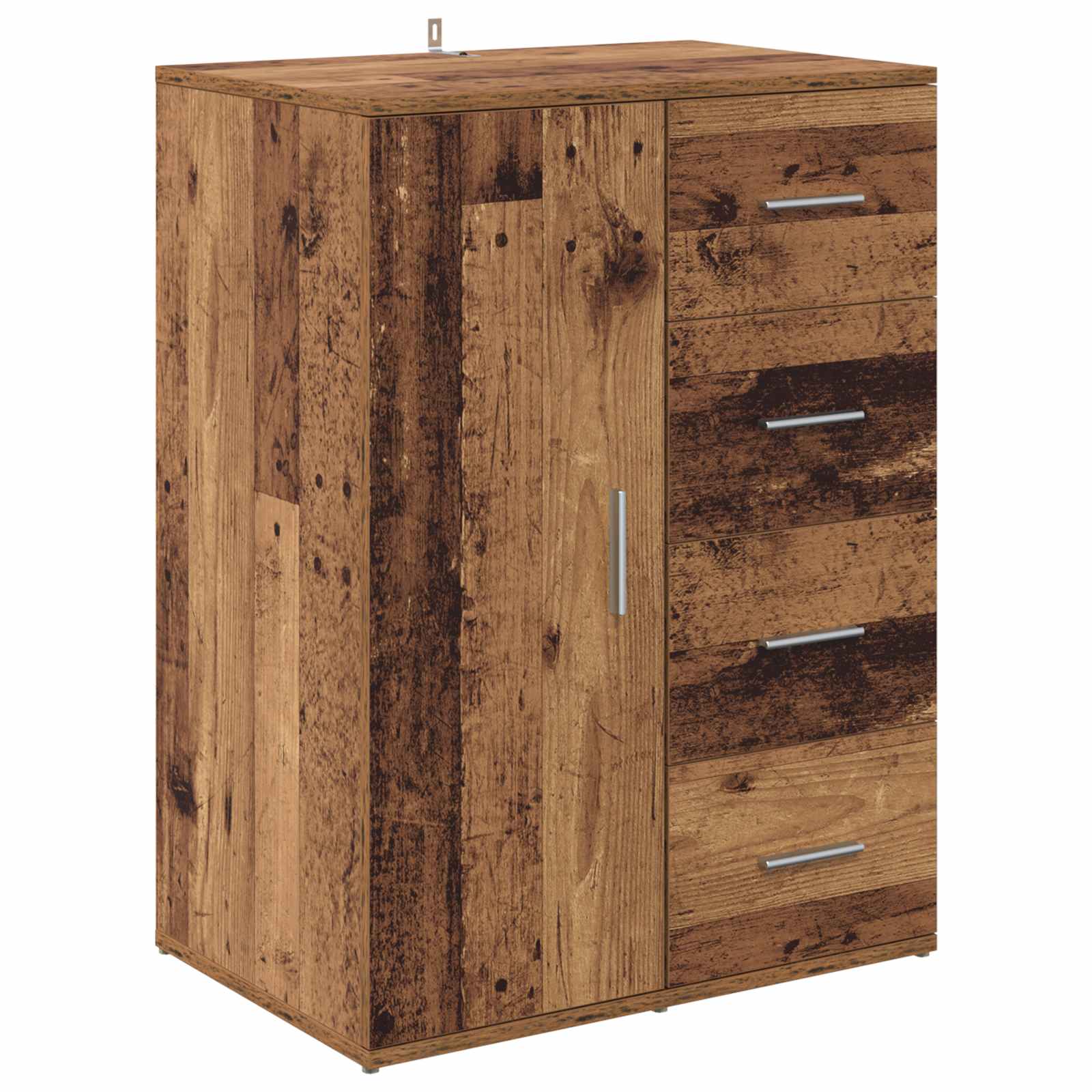 Sideboard mit Schubladen Altholz 59 x 39 x 80 cm Holzwerkstoff