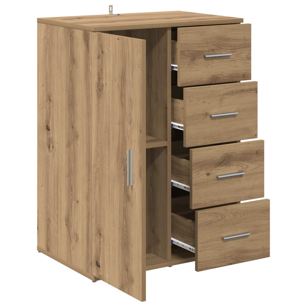 Sideboard Artisan-Eiche 59 x 39 x 80 cm Holzwerkstoff