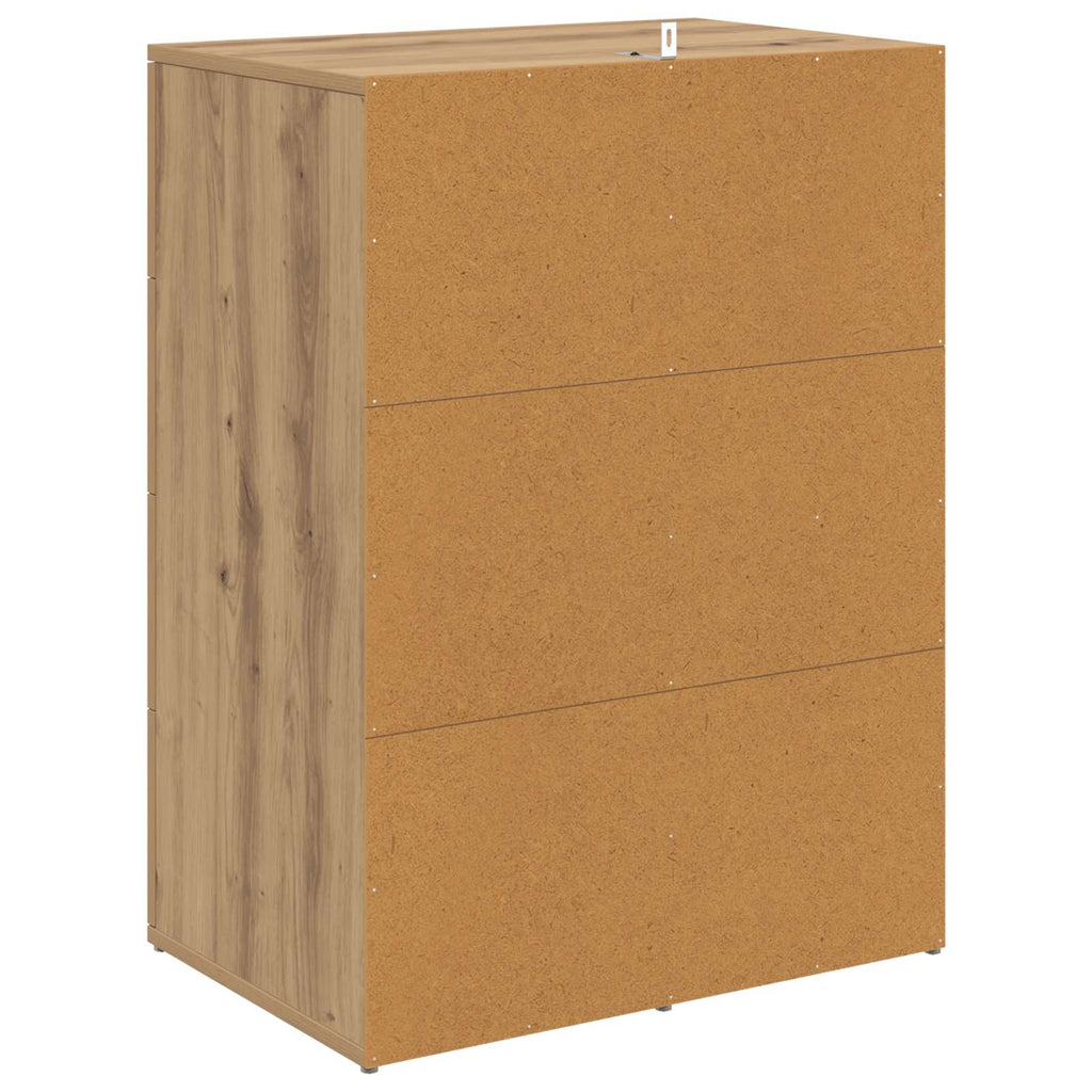 Sideboard Artisan-Eiche 59 x 39 x 80 cm Holzwerkstoff