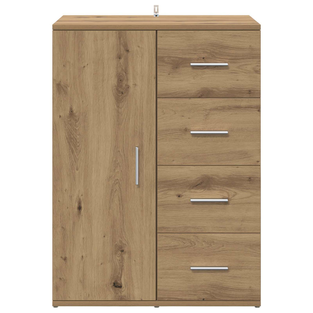 Sideboard Artisan-Eiche 59 x 39 x 80 cm Holzwerkstoff