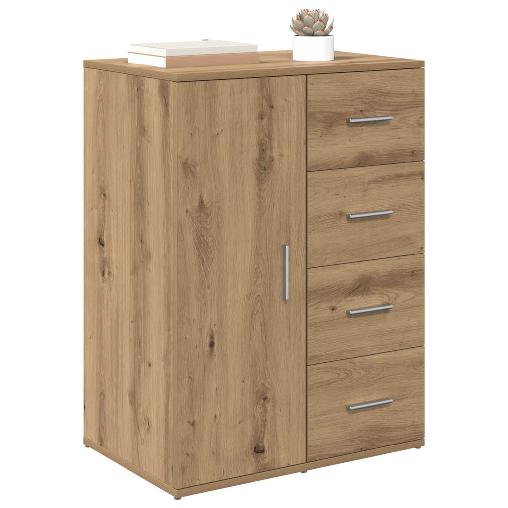 Sideboard Artisan-Eiche 59 x 39 x 80 cm Holzwerkstoff