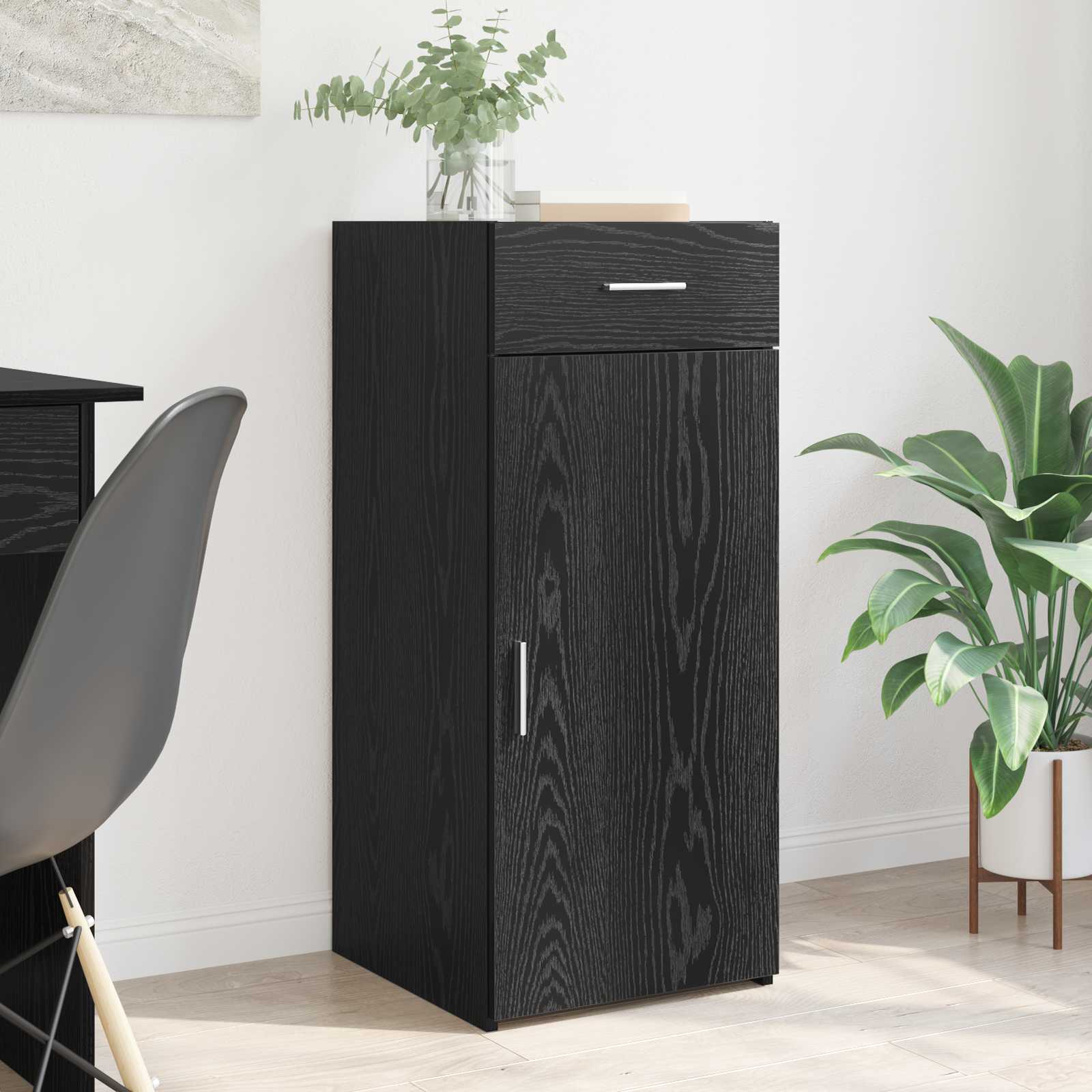 Aufbewahrungsschrank Schwarze Eiche 40 x 42,5 x 93 cm