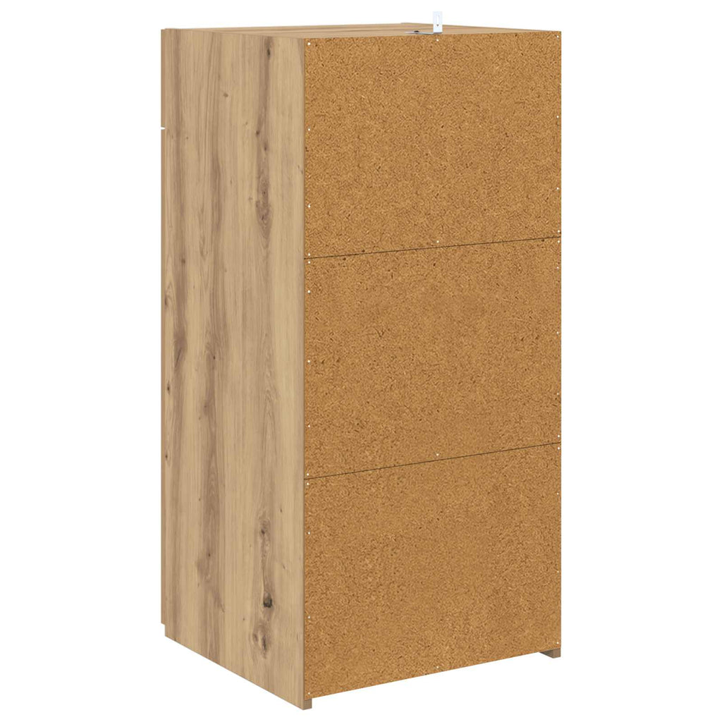 Sideboard Artisan-Eiche 45 x 42,5 x 93 cm Holzwerkstoff