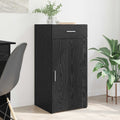 Sideboard Schwarz Eichen-Optik 45 x 42,5 x 93 cm Holzwerkstoff