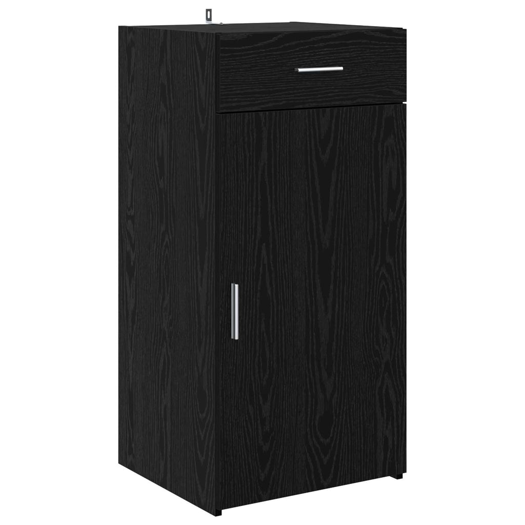 Sideboard Schwarz Eichen-Optik 45 x 42,5 x 93 cm Holzwerkstoff