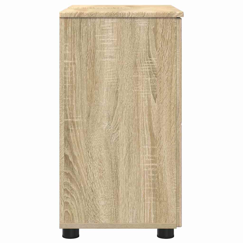 Badezimmerschrank mit Speicher Sonoma-Eiche 61 x 35 x 64 cm