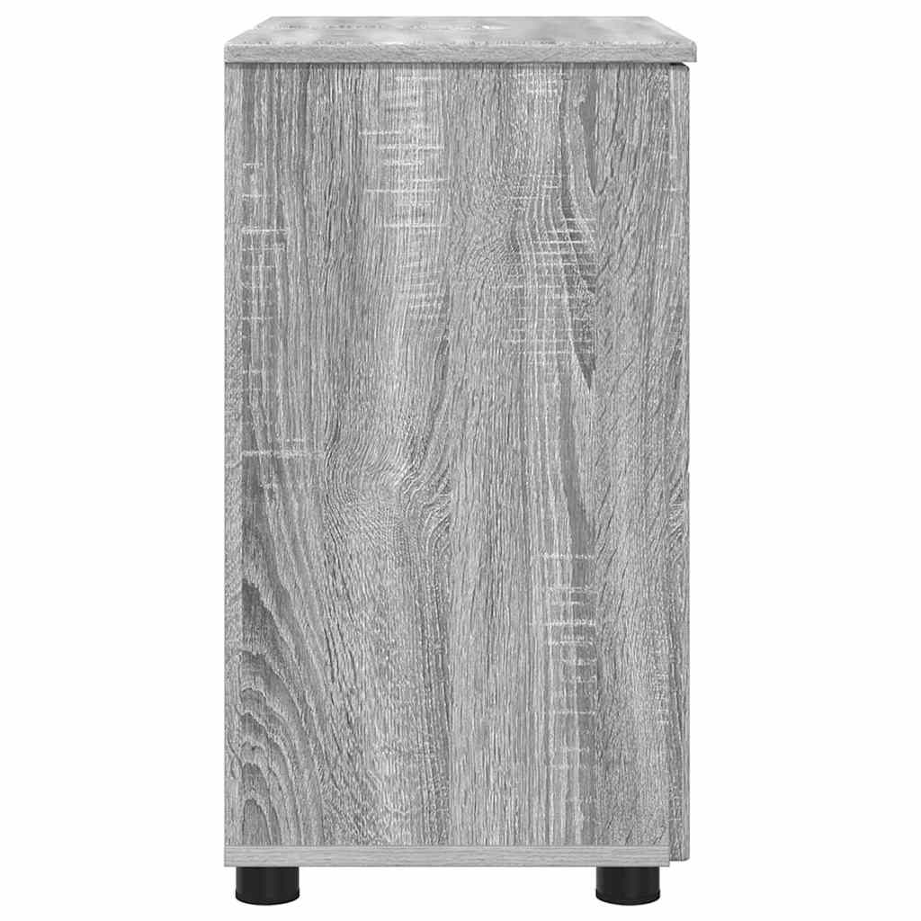 Badezimmerschrank mit Speicher Graues Sonoma 61 x 35 x 64 cm