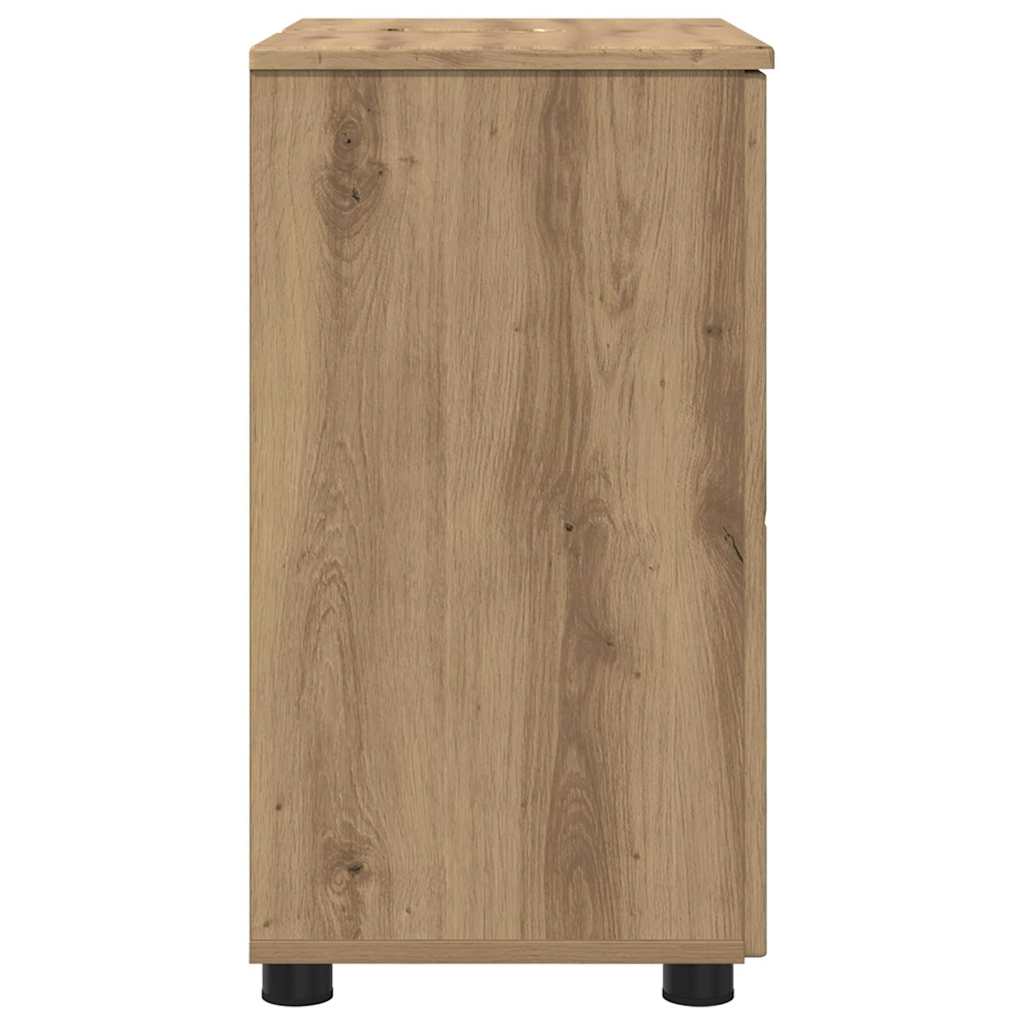 Badezimmerschrank mit Speicher Artisan-Eiche 61 x 35 x 64 cm