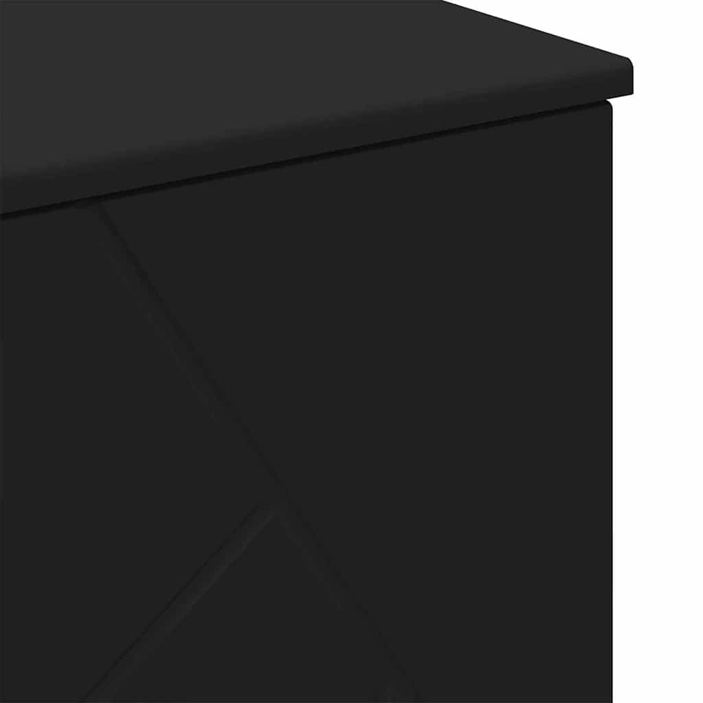 Badezimmerschrank mit Schubladen Schwarz 76,5 x 35 x 64 cm
