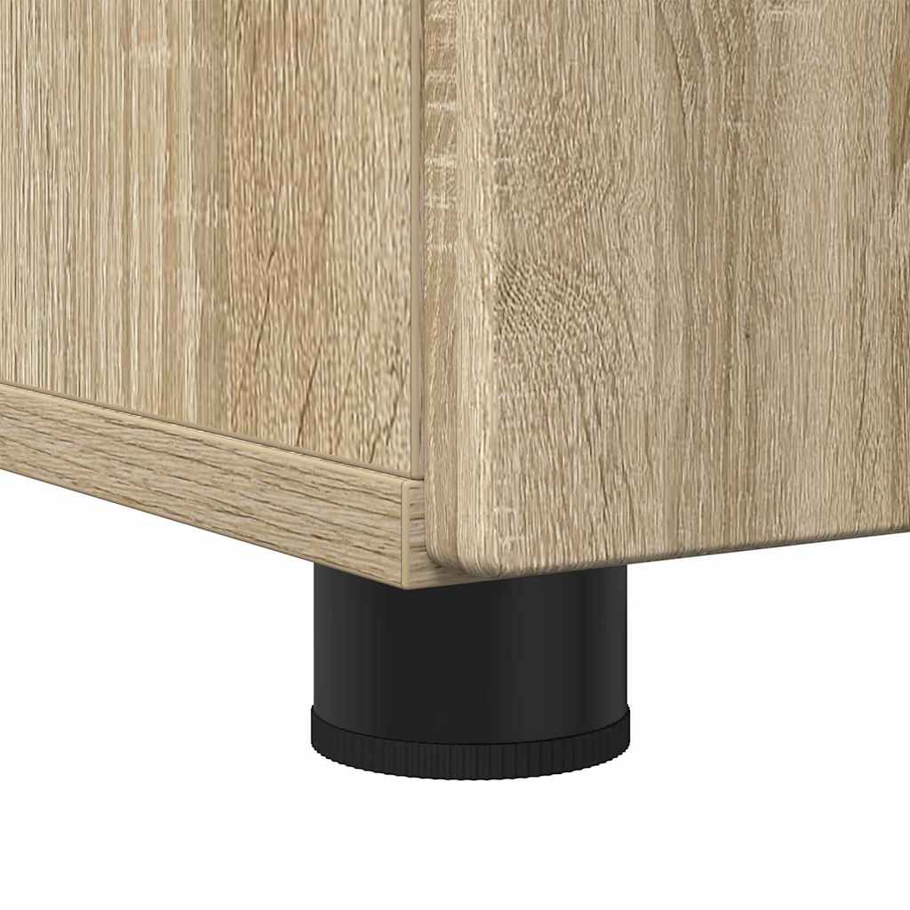 Badezimmerschrank mit Schubladen Sonoma-Eiche 76,5 x 35 x 64 cm