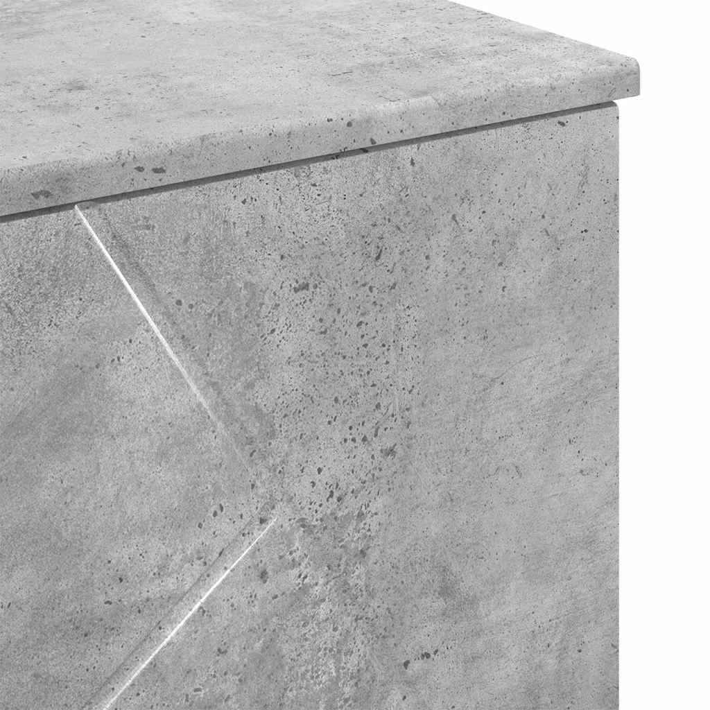 Badezimmerschrank mit Schubladen Beton Grau 76,5 x 35 x 64 cm