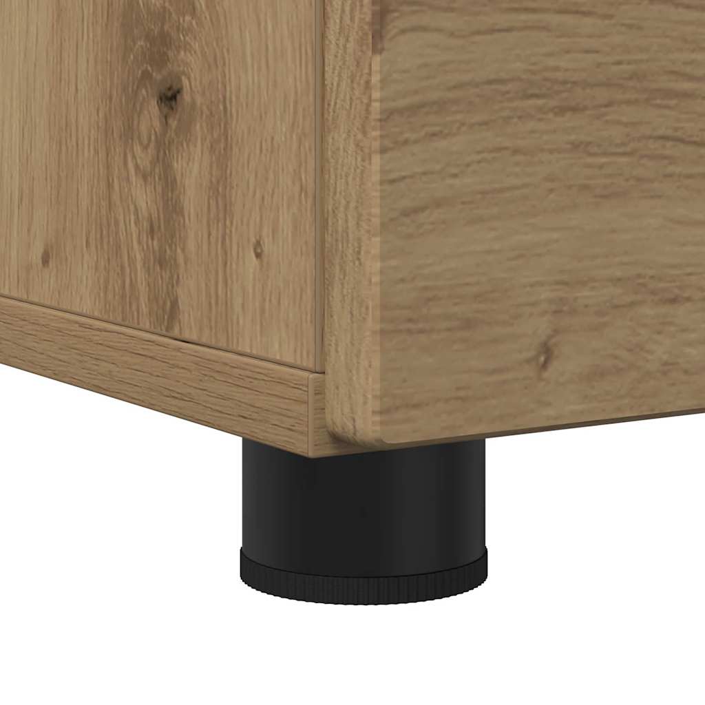Badezimmerschrank mit Speicher Artisan-Eiche 76,5 x 35 x 64 cm