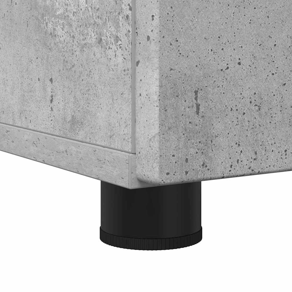 Badezimmerschrank Beton Grau 60 x 35 x 80 cm