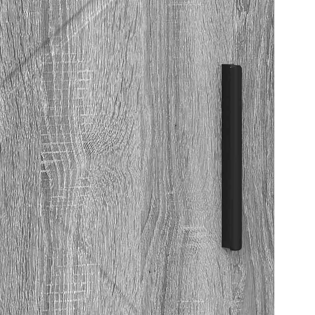 Badezimmerschrank mit Speicher Graues Sonoma 60 x 35 x 80 cm