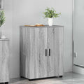 Badezimmerschrank mit Speicher Graues Sonoma 60 x 35 x 80 cm