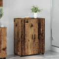 Badezimmerschrank mit Speicher mit Tür Altholz 60 x 35 x 80 cm